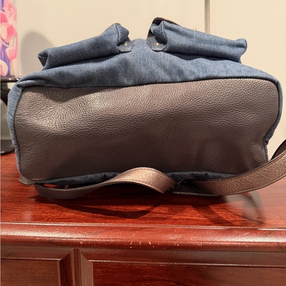 Coach Billie EUC backpack in midnight blue denim and pebbled leather - Picture 5 of 10